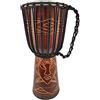 Ciffre 20cm Djembe Bongo Drum tamburo per bambini piccoli fatto a mano Africa intaglio (bambini piccoli 2-3 anni)