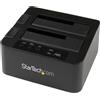 StarTech.com USB 3.0 / eSATA auf 2,5 / 3,5 Festplatten Duplizierer Dock - Kopierstation mi...