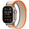 Apple Watch Ultra 2 GPS + Cellular 49mm Titanium Case with Orange/Beige Trail Loop - S/M EU