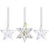 SWAROVSKI SET DI 3 DECORAZIONI 3D EDIZIONE ANNUALE 2023, 5655102