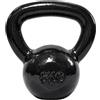 Amazon Basics Kettlebell in ghisa, 12 kg, Nero