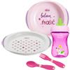 CHICCO Set Pappa Chicco All You Need Set Rosa 12m+