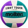 Molten MS240-3 Light Touch Pallone da pallavolo, Rosso/Bianco/Blu., MS240-VA, Purple/Aqua, 12 & Under/8.1 oz