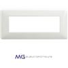 BTICINO AM4806BBN Placca 6 Moduli Bianco in tecnopolimero Matix
