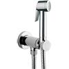 Bossini - Bossini Paloma Flat Miscelatore progressivo a parete con doccia a pulsante - cromo E37011