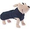 Ferribiella Spa Ferribiella Impermeabile per Cani Acquerella Blu, 65-cm