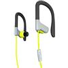 Energy Sistem Sport 1 - Cuffie sportive, Cavo da 1.2 m, Mini Jack 3.5 mm, microfono integrato, Secure-Fit, Sweatproof, Control Talk) colore: giallo