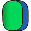 Rollei Sfondo pieghevole/schermo verde compatto 2 sfondi colorati in verde e blu per un dom ottimale di persone