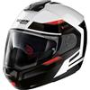 Nolan casco modulare N90-3 06 Reflector N-Com - 37 Metal White / Metal Black taglia L