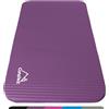CampTeck Cuscinetto Yoga Ginocchia Schiuma Morbida Antiscivolo Knee Pad per Fitness, Ginnastica, Allenamento, Palestra, Pilates ecc (Grigio)