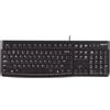 Logitech K120 Corded Keyboard tastiera USB QWERTY Spagnolo Nero