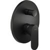 NOBILI RUBINETTERIA Nobili - Yoyo miscelatore deviatore doccia parte esterna in finitura velvet black- YO126100/EBM