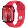 Apple Watch Series 9 Gps Cassa 41M In Alluminio Cinturino Sport Band Rosso S/M