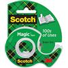 Scotch Nastro adesivo Magic - 4 Rotoli da 19 mm x 33 m - Nastro Trasparente Opaco e Scrivibile Ottimo per Casa, Ufficio e Scuola