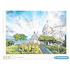 Clementoni- Montmartre Puzzle, 100 Pezzi, Multicolore, 1000, 39383