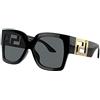 Versace Occhiali da Sole GRECA VE 4402 Black/Grey 59/16/140 donna
