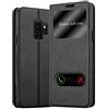Cadorabo Custodia Libro per Samsung Galaxy S9 in NERO COMETA - con Funzione Stand e Chiusura Magnetica - Portafoglio Cover Case Wallet Book Etui Protezione