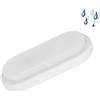 ALCAPOWER PLAFONIERA LED OVALE 15W LUCE NATURALE IMPERMEABILE BIANCA PL15-54O-ALC930338