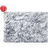 DOTBUY-SHOP Cuccia Cane Interno Rettangolare, Peluche Cuccia Gatto e Cane Cuscino per Cani, Lavabile e Morbido Cuscino per Animale Domestico, per Grandi Gatti e Cani (55X40cm,Grigio Tie-Dye)