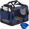 CADOCA® Trasportino Cane & Gatto XXXL 101x70x70cm Box Animali Domestici Media Grande Taglia Viaggio Gabbia Trasporto Traspirante
