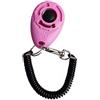 EraAja 1 pezzo Dog Pet Click Clicker Training Trainer Collare per Pug (rosa, taglia unica)