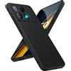 SineOrdo Cover per Xiaomi POCO X6 Pro 5G Custodia, Custodia Sottile Xiaomi POCO X6 Pro 5G Cover Silicone TPU Morbido Case - Nera