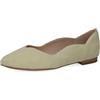 CAPRICE Donna Ballerine in Pelle Eleganti, Nero (Black Nappa), 37 EU