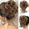 RPAEOY 2 Pezzi Chignon Finto per Capelli Elastici Chignon Finto Sintetica Ondulato Coda di Cavallo Pezzo di Capelli Spessi Updo per Donne Ragazze(Marrone scuro)