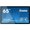 iiyama TF6539UHSC-B1AG visualizzatore di messaggi Pannello piatto interattivo 165,1 cm (65) LCD 500 cd/m² 4K Ultra HD Nero