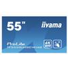 iiyama ProLite TF5539UHSC-W1AG Monitor PC 139,7 cm (55) 3840 x 2160 Pixel 4K Ultra HD LED Touch screen Multi utente Bianco