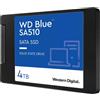 Western Digital (WD) Blue SA510 S400T3B0A - SSD - 4 TB - intern - 2.5 (6.4 cm)