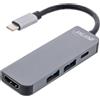 InLine Multihub USB 3.2 Gen.1, 2x USB-A, HDMI 4K/30Hz, USB-C PD 87W