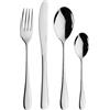 PINTINOX Prima Collection, Set da 24 Posate Serie Dream, Acciaio Inox, con Scatola Regalo (6 persone)