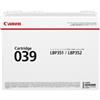 Canon Toner Nero 039 0287C001 11000 Pagine Originale