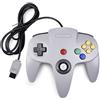 miadore retrò N64 Controller, gamepad di gioco cablata per Nintendo 64 Controller N64 Consolle,Grigio