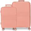 MOVOM Inari Set di valigie, taglia unica, Rosa, Taglia unica, Set di valigie