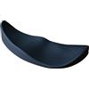 Amplexify Poggiapolso ergonomico in silicone per mouse destrorsi, supporto per polso per mouse da gioco, laptop, casa, ufficio (nero)