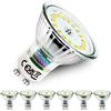 Unikcst GU10 LED 10W Lampadine Alogene, Equivalente alogeno da 100W Base 4500K Vetro 1050LM Lampada LED luminosa 230V Angolo di emissione 120° non dimmerabile 10 pezzi