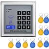YAVIS Controllo Accessi Serratura RFID di Prossimit¨¤ Entrata con Porta Sistema di Controllo Accessi + 10PCS 125 kHz portachiavi