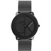 Calvin Klein Orologio Analogico al Quarzo Per Uomo e Donna Collezione ICONIC MESH - 40MM con Cinturino in Maglia Metallica in Acciaio Inossidabile Nero - 25200028