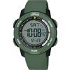 Lorus Orologio digitale al quarzo da uomo con cinturino in silicone, Verde - R2377PX9
