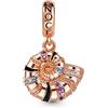 GNOCE Ciondolo Conchiglia Ciondolo Ciondolo Pendenti E Ciondoli Argento Sterling 925 18K Oro Rosa Placcato Perline per Bracciale/Collana Gioielli Regalo Per Le Donne Ragazze Figlia