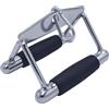 qibylift Doppia D Row Maniglia Chiudi Grip Lat Pull Down Cavo Row Attacco | Adatto a Lat Pull Down, V Bar, Tricep Pushdown, Close Grip Cable Attachment, V Grip Cable Attachment, Row Handle