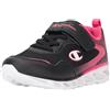 Champion Athletic-Wave 2 G PS, Sneakers Bambina, Nero/Fucsia (KK005), 33 EU