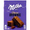 CAIYA Milka Choco Brownie, Tortina con Cioccolato a Latte delle Alpi e Pezzi di Cioccolato (New Pack) 150g