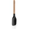 Eva Solo | Utensile da cucina nordico | Agitatore combinato e raschietto per pasta | Comoda maniglia in rovere | Design e funzionalità danesi | Nero