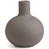 HAK Kähler Kähler, portacandele di design in Irdengut in grigio, 13,5 cm