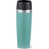 Emsa Travel Mug N2023850 - Tazza termica da 500 ml, 6 ore + 12 ore di freddo, 100% ermetica, facile apertura e chiusura, rivestimento in polvere, colore: petrolio