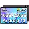 TECLAST 2024 T40Air 2K Tablet 10.4 Pollici Android 13 Tablet Gaming, 16GB RAM+256GB ROM(TF 4TB), 4G LTE Dual SIM+5GWiFi, 2000x1200IPS TDDI, T616 Octa-Core 2GHz, 13MP/BT5/Type-C/GPS/3,5mm Jack/7200mAh