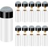 Sliverdew Set di 10 punte di ricambio per stecche da biliardo, con puntale da biliardo, 12 mm, colore grigio, per stecche da biliardo